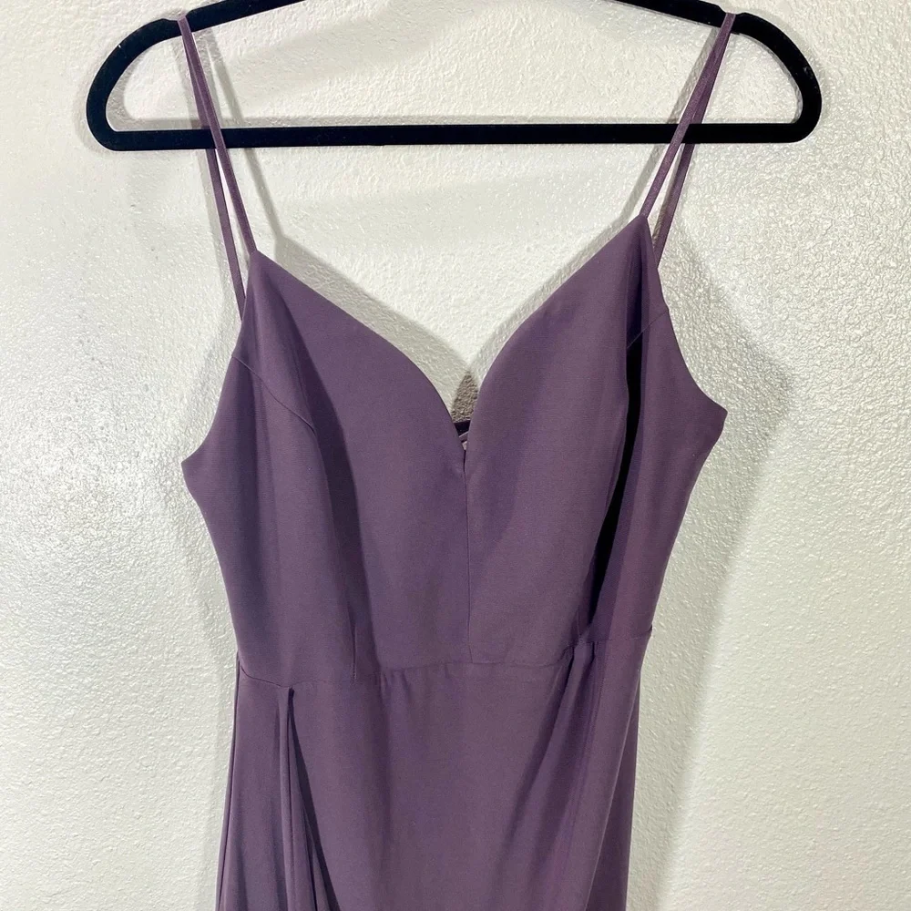 Socialite spaghetti strap purple bodycon dress size M